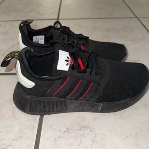 Adidas Woman’s Black and Red Sneakers
